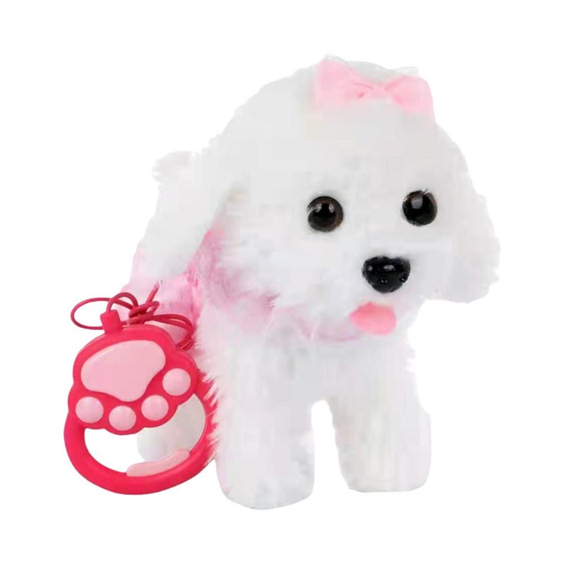 Children's realistic plush toy, licking dog, singing cat, leash-guided walking dog, electric toy